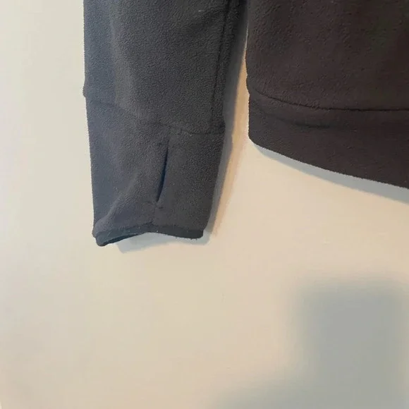 Women’s Adidas fleece zip-up sweater black size XS - Picture 6 of 9